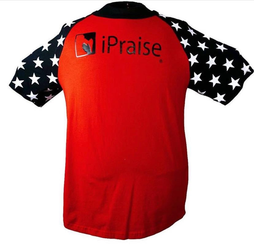 3/4 Sleeve iPraise Shirt w/ Stars